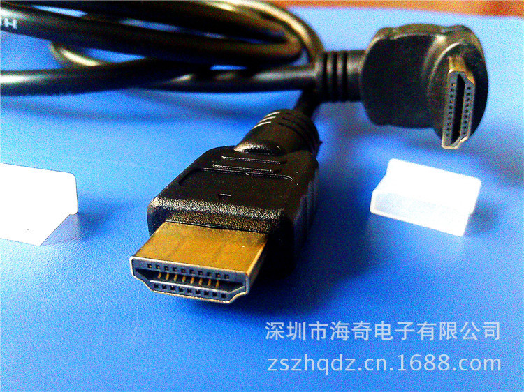 深圳海奇电子原装HDMI线评测 90度转角设计解决布线难题